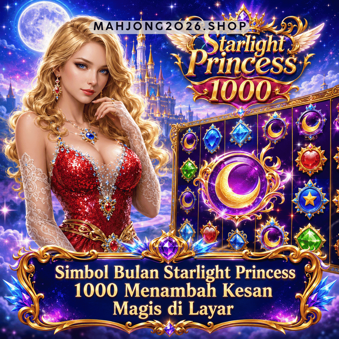 simbol bulan Starlight Princess 1000